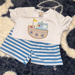 Stitchy Fish Tug Boat Appliqué Set
